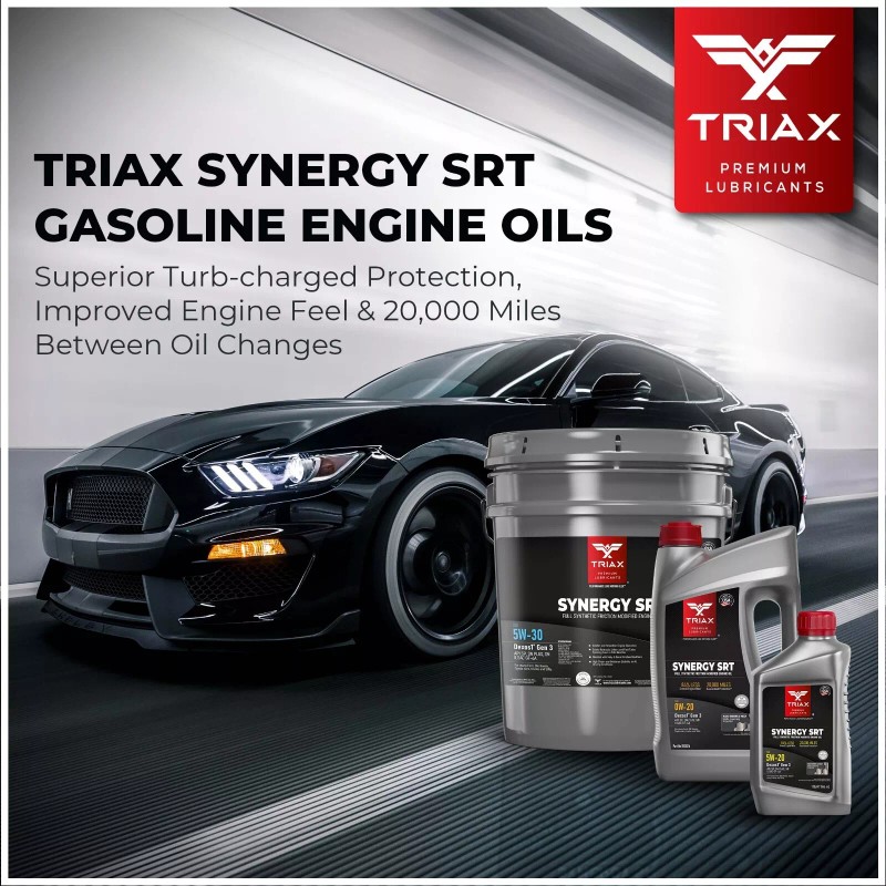 Triax Synergy SRT 0W-30 Full Synthetic PAO and Ester Engine