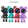 Astronaut Bear Silicone Keychain for Bags & Keys – Lightweight