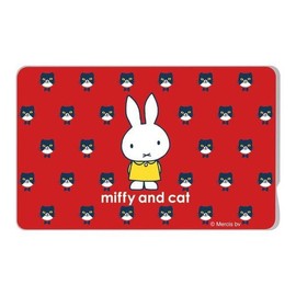 Miffy IC Card Sticker Red