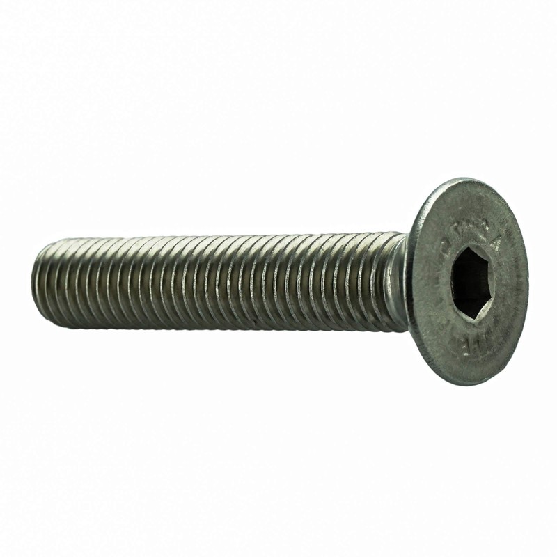 AGBERG M8 x 100 mm (Pack of 10) Countersunk Screws