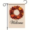 Saoplasa Fall Garden Flag 12 x 18 Inch Double Sided