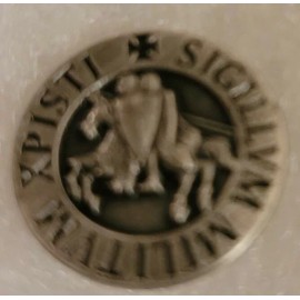 CHMO Knight's Templar Lapel Pin (silver)