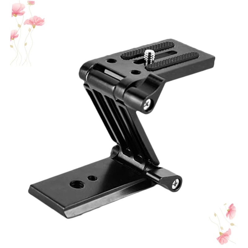 KONTONTY Z Shape Tripod Head Mounting Bracket for DSLR Cameras