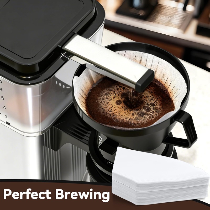 Coffee Filters #4 Compatible with Moccamaster Coffee Machine, 100 Pcs