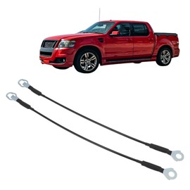 X AUTOHAUX No.38503/3L3Z8343052AA/3L3Z8343053AA Tailgate Support Cables for Ford Explorer Sport Trac LOBO F-150 Tailgate Lift Cable