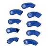 9Pcs Golf Iron Head Covers PU Waterproof Golf Club Headcovers