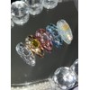Glitter Gem Handmade Nail Tips - Pink / 글리터젬 수제네일팁