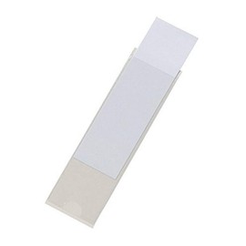 Durable Tasca adesiva Pocketfix, etichetta citofono esterno, etichette cassetta postale, cartellini prezzi, 104 x 32 mm, 10 pezzi, trasparente, 807319