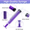 ZWQLZG 12pcs 10ml Syringe Liquid Measuring Syringes with Cap, Individually