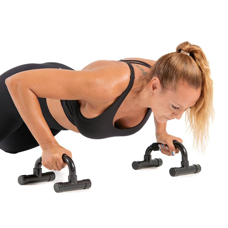 EVERGY Home Push Up Grips (Pair) - Non-slip Push-Up Bars,