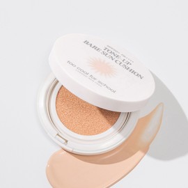 Too cool for school tone-up bare sun cushion 15g, 1 piece / 투쿨포스쿨 톤업 베어 선쿠션 15g, 1개