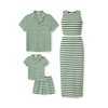 PATPAT Family Matching Summer Outfits: Ribbed Knit Striped Kids' Unisex