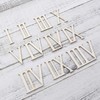Wooden Roman Numerals Wood Numerics Numbers DIY Ornaments Craft Decoration