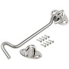 ZiYuya Hook and Eye Latch, Stainless Steel Gate Hook Cabin