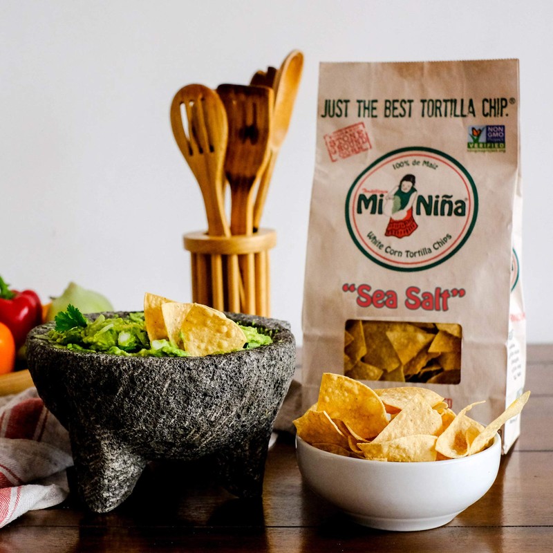 Mi Nina Tortilla Chips Sea Salt White Corn | Pack