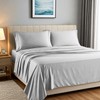 Carressa Linen 100% Egyptian Cotton Sheets Queen Size Bed Set