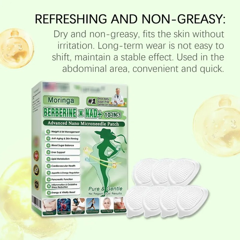3 Paquetes De Parches Glorenda Para Moringa,parches Delgado
