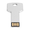 ASHATA Key Shape USB Flash Drive, Silver Thumb Drive 8GB-64GB,