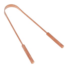Copper Tongue Scraper Traditional Ayurvedic Design, 1-Pack