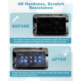 CDEFG Compatible with Skoda Octavia 4 RS Combi 2025 2026 Facelift Navigation Protective Film 4H Scratch-Resistant 13 Inch GPS Screen Protector Navigation Film Octavia IV 2025 Accessories Pack of 2