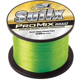 Sufix ProMix Braid 65 lb Neon Lime