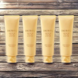 Tsubaki Hair Mask Damaged Hair Premium Volume & Repair Treatment 4 packs 160g / 츠바키 헤어마스크 손상모 프리미엄 볼륨 앤 리페어 트리트먼트 4개 160g