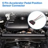 VekAuto 6 Pin No.4M5T14A464RBA Accelerator Pedal Position Sensor Connector for