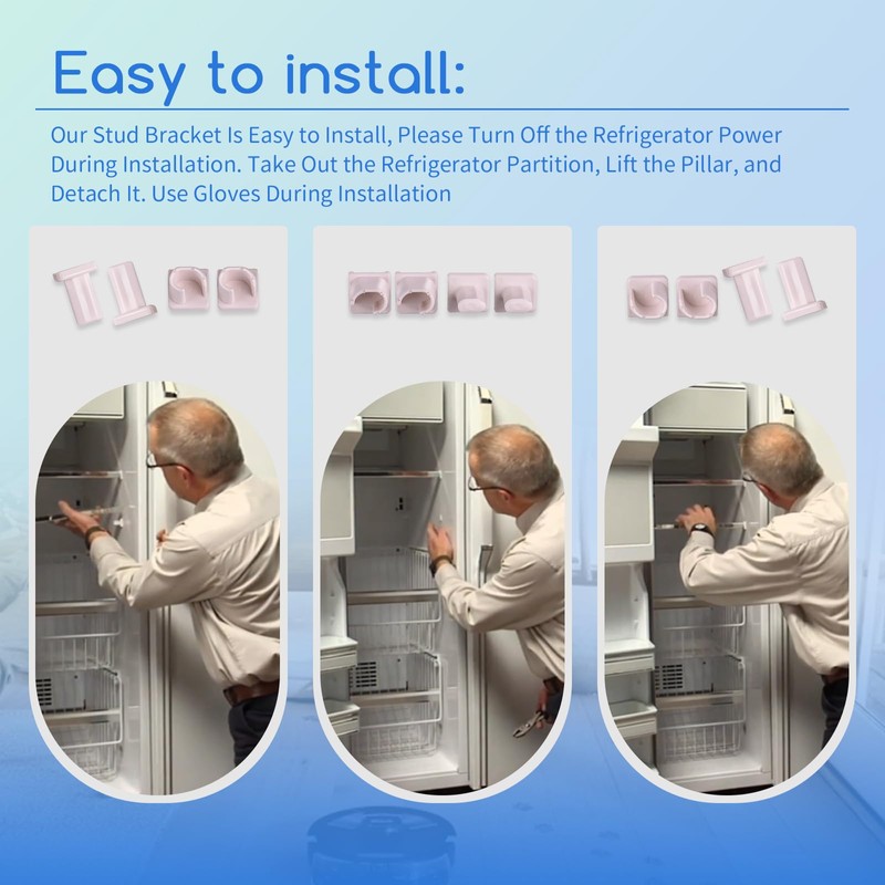 XTPTFABS 819091 Refrigerator Shelf Support,Fit for Whirlpool Freezer