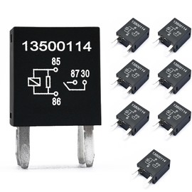 GROBARPART 8 Pcs 4 Pin 13500114 8385 Relay Compatible with Gm Ls Lt Lx Sl Gt Gs Base Formula More Compatible with Chevy Astro Avalanche Express Silverado Suburban 1500 2500 3500 Blazer C1500 Impala