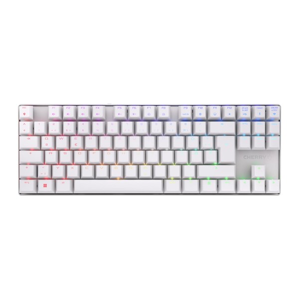 Cherry MX 8.2 TKL Wireless Mechanical Gaming Keyboard. (White, MX2A