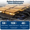 UPGRADED WB31X24738 Cast Iron Griddle Replacement for GE Gas Stove,