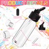 Singhoow 20 Set Airbrush Siphon Bottles Jars 1.06 Ounce(30cc) Plastic