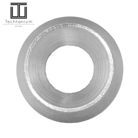 Techtanium® Rosettes [twisted] for countersunk screws M6 made of A1 stainless steel (20 pieces) | decorative washers | washers