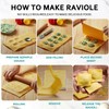 Ravioli Maker Press Mold Set - 1.85" Squares Ravioli Stamp