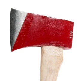 COUNCIL TOOL Single Bit Axe - 3.5 lb. Dayton Pattern Axe with 36" Curved Wooden Handle & Forged Steel Head - 35DR36C