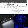 AMKI 96pcs*0.04in*9.8ft Pure White Meteor Shooting Stars Effect Fiber Optic
