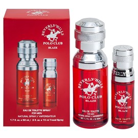 Beverly Hills Polo Club BHPC Men's Eau De Toilette Bonus Pack, featuring 1.7 oz EDT + Bonus 0.5 oz EDT (Blaze)