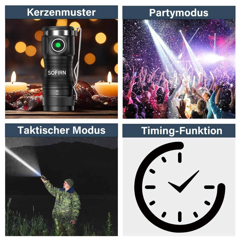 Sofirn SC13A, Anduril Programme, 1300LM, Range 152M, Higher Playability, More