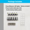 SUZEYAR 10 pcs Miniature Led Lights,Tiny Lights for Hand Craft/DIY,Miniature
