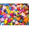 85 Pieces Wooden Beads Set, Mixed Motifs and Colours, Bead