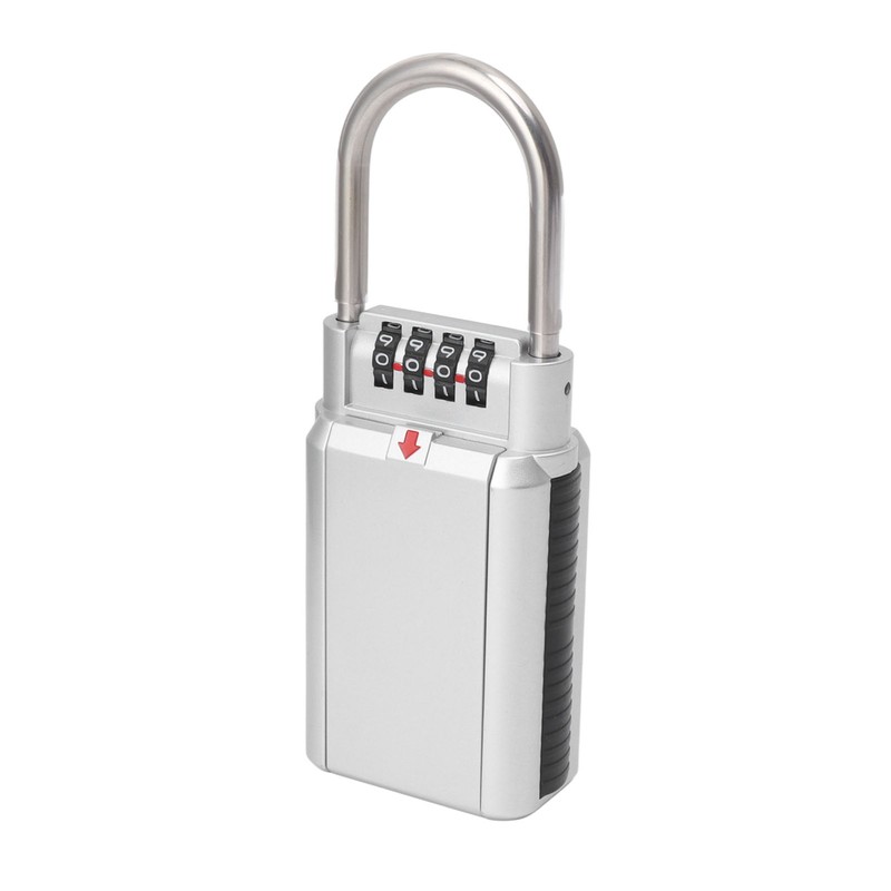Password Key Box 4 Digit Combination Safe Metal Key Lock