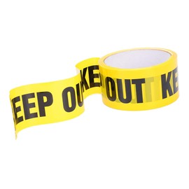 Ahvqevn KEEP OUT Barricade Tape, 65.6 ft (25 m), For Construction Sites, Packing, Securing Space