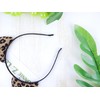 Bonnie Z. Leonardo Corduroy Leopard Spots Cat Ears Headband Brown