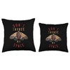 Funny Spotted Lanternfly Insect Pest Control Exterminator Throw Pillow