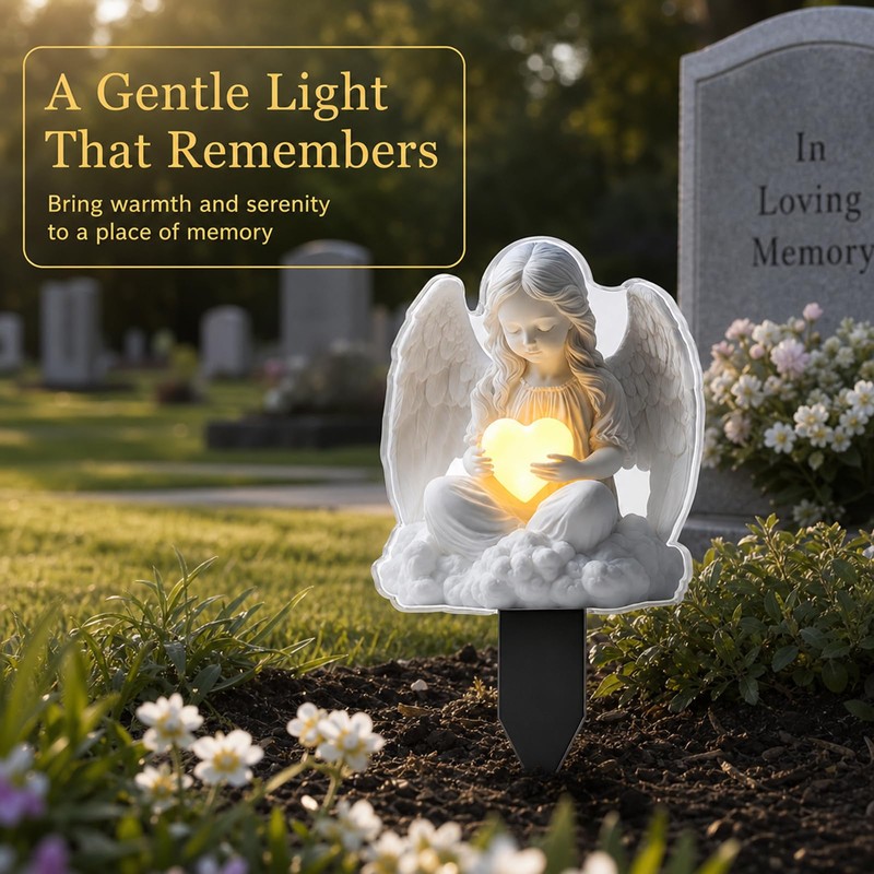 Memorial Garden Ornaments, Angel Garden Ornaments, Angel Ornament for Garden