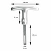 Garage Door Handle with Inner Handle Aluminium F1 Ergonomic 8