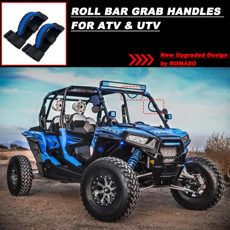 Roll Bar Grab Handles for ATV & UTV Roll Cage