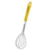 DELISH KITCHEN G-5035 Pearl Metal Whisk, Yellow, 11.3 inches (28.8 cm)