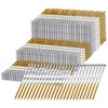 1000 Count 21 Degree Framing Nails,3-1/2" x 0.131", Full Round