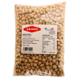 AKSOY Aksoy Premium Quality Dry Chickpeas XL Size (12mm) 1KG